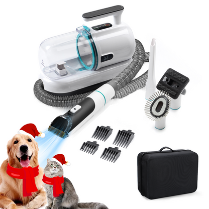 S7 Pet Vacuum Brush for Shedding Grooming,Pet Grooming Kit and Vacuum,1.5L Large Capacity,5 Proven Tools for Dogs, Cats & More,Perfect for Pet Grooming